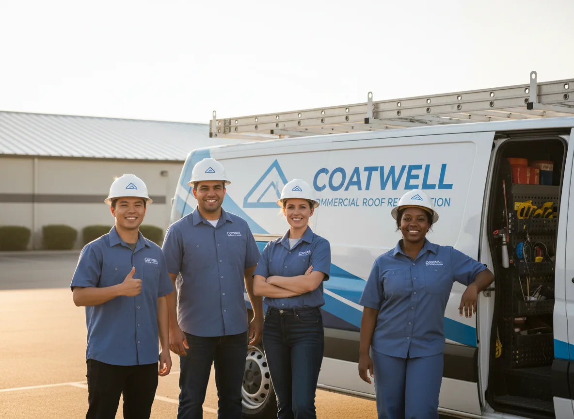 Commercial roof coating company in Flom, MN